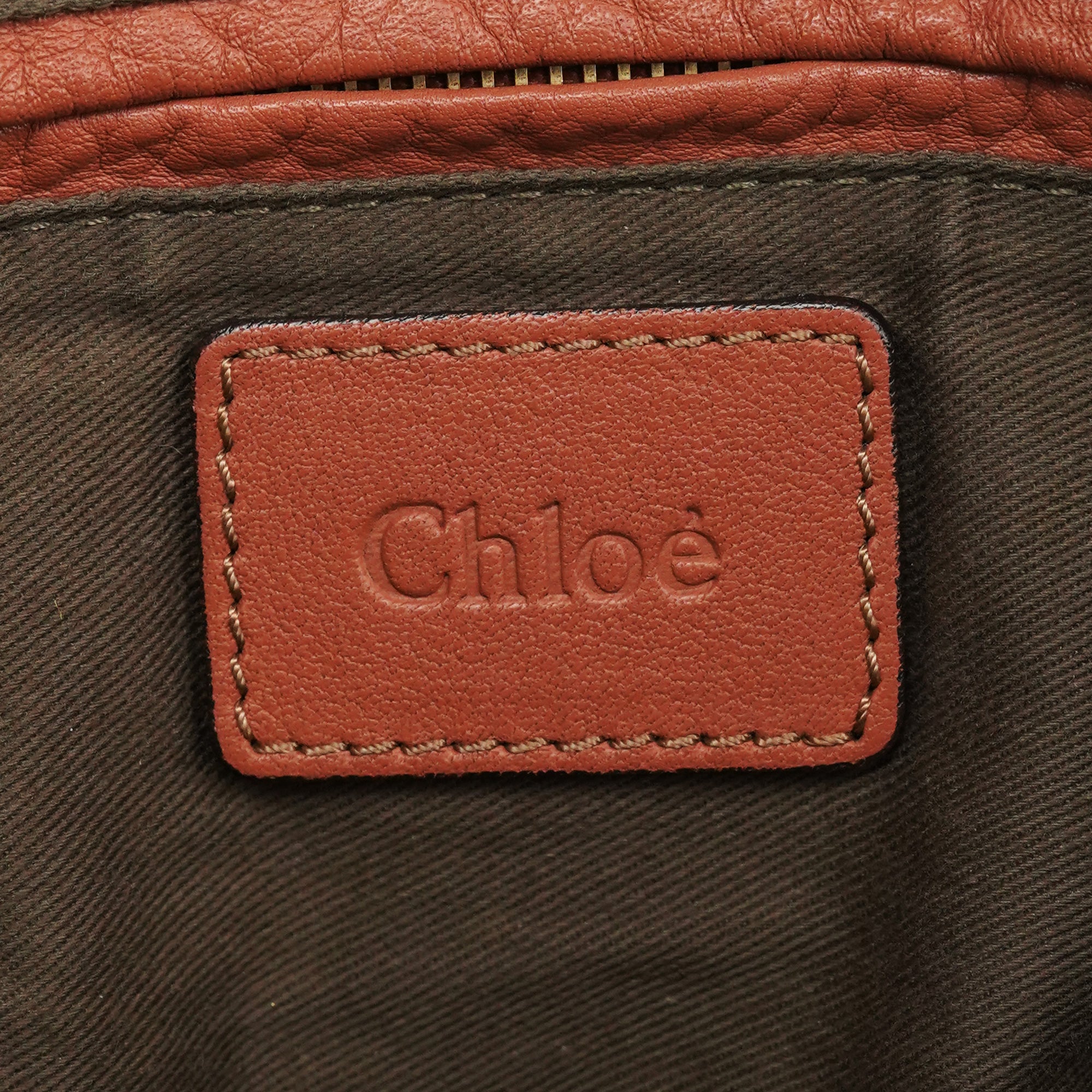 Large Coral Leather Marcie Shoulder Bag