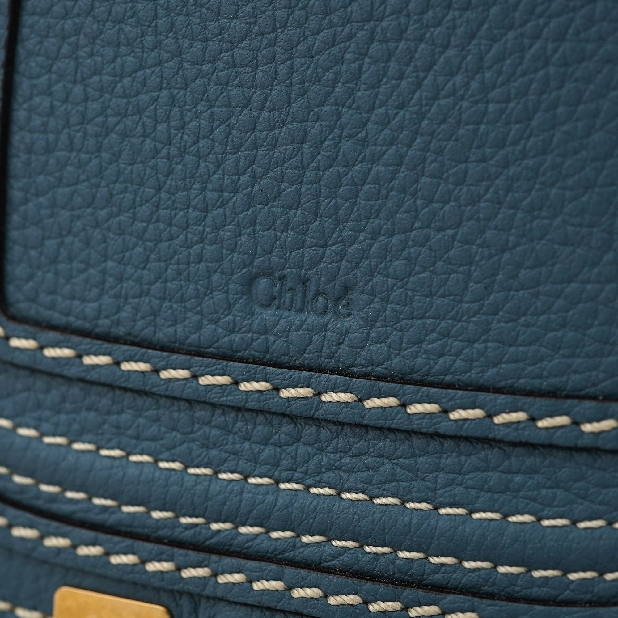 Light Blue Beige Marcie Basket Bag