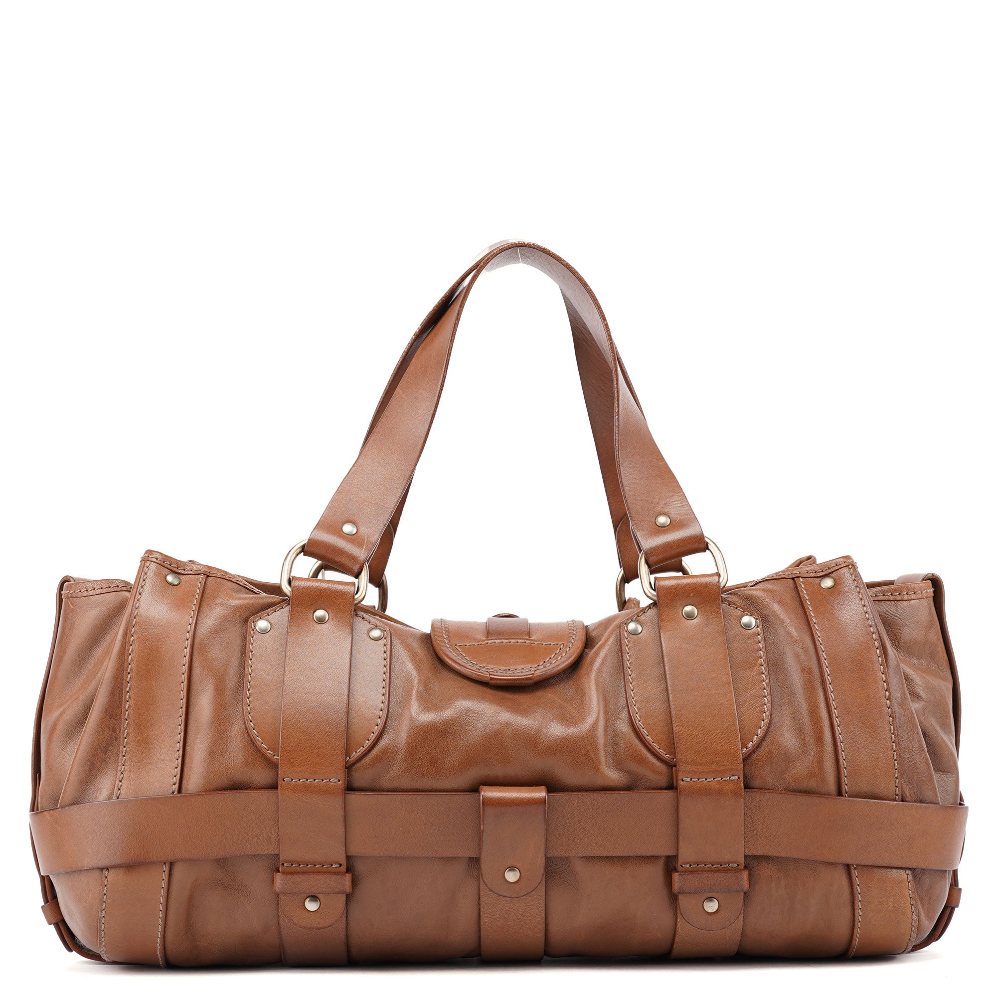 Light Brown Lambskin Kerala Shoulder Bag