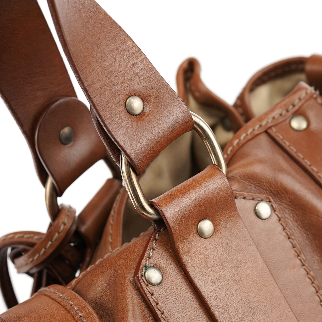 Light Brown Lambskin Kerala Shoulder Bag