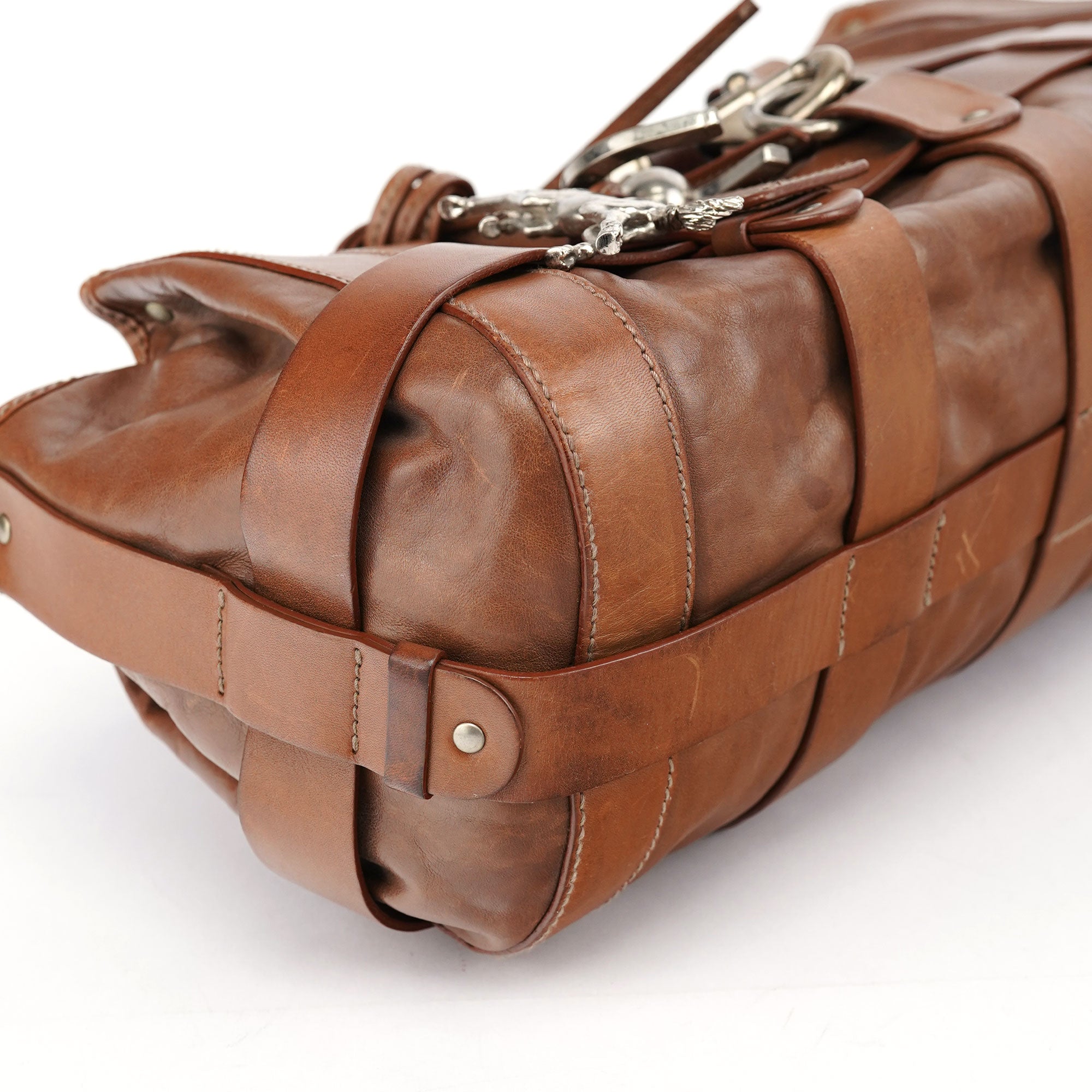 Light Brown Lambskin Kerala Shoulder Bag