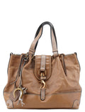 Light Brown Leather Kerala Tote Bag