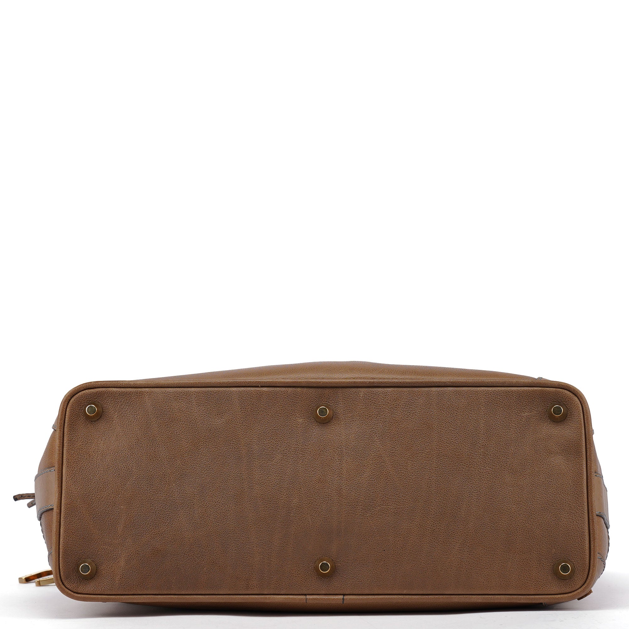 Light Brown Leather Kerala Tote Bag