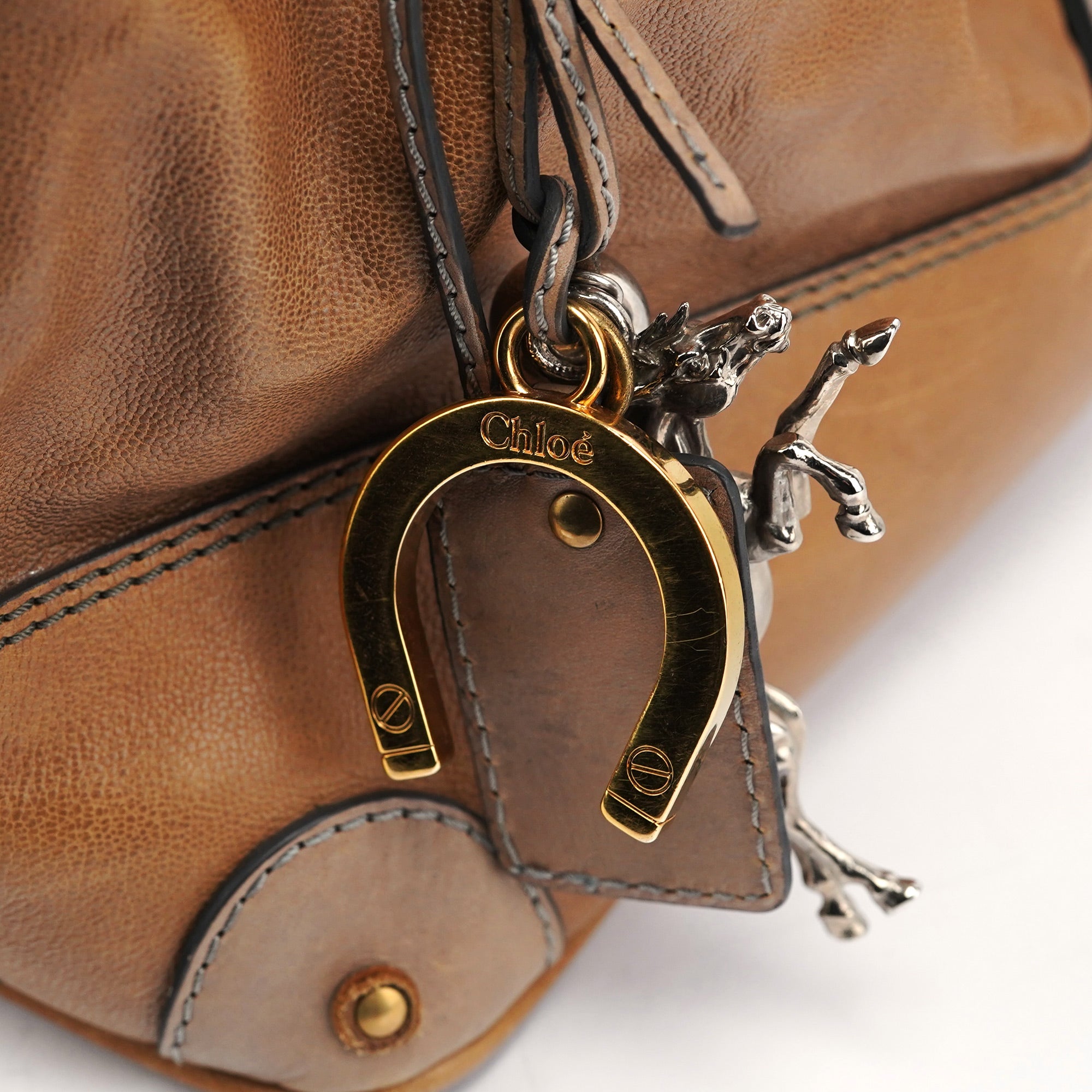 Light Brown Leather Kerala Tote Bag