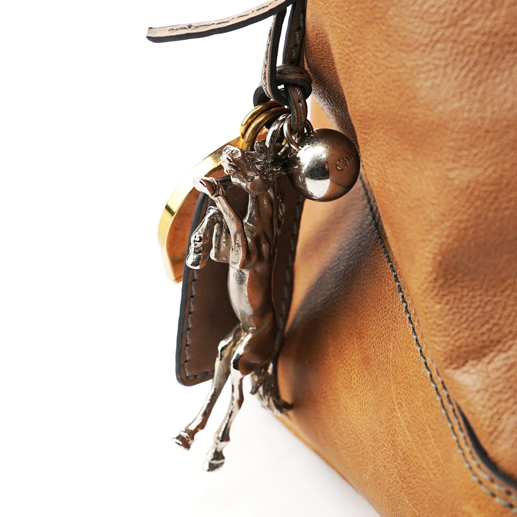 Light Brown Leather Kerala Tote Bag