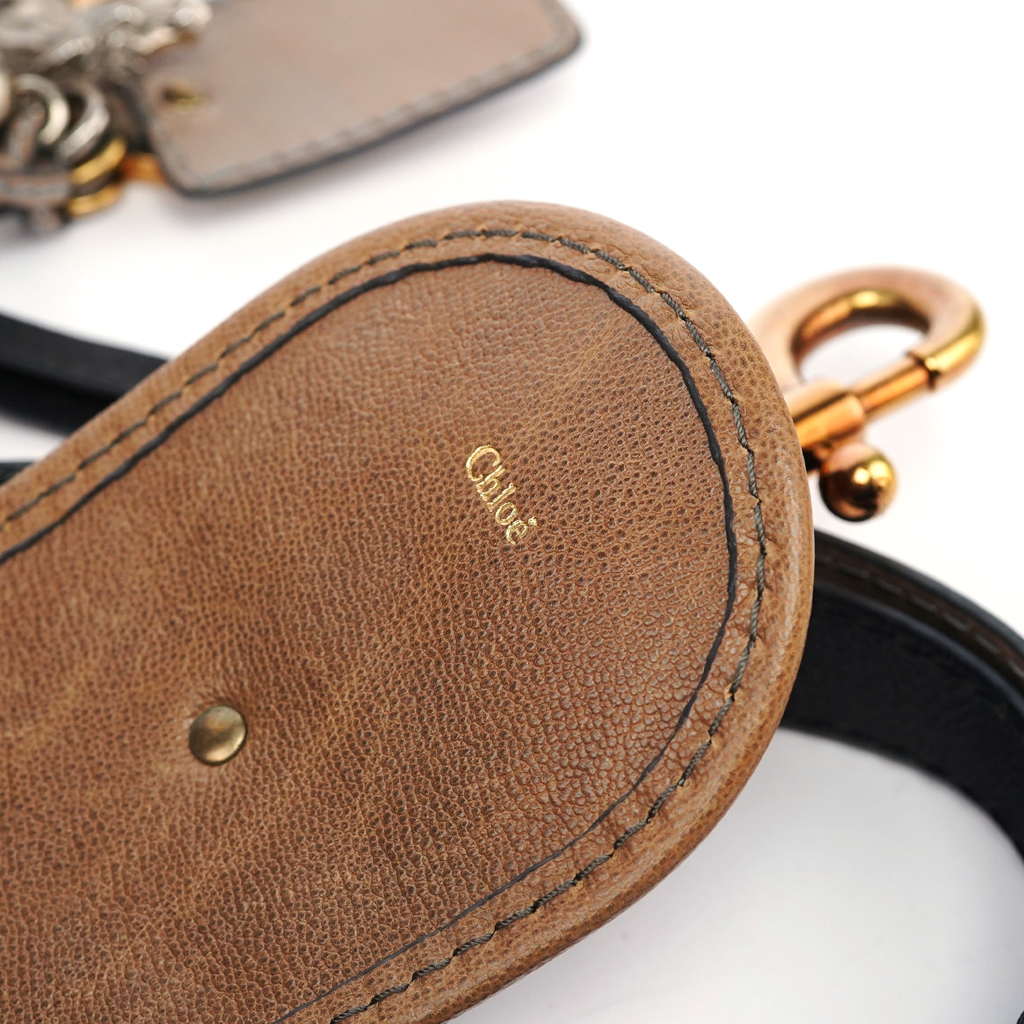 Light Brown Leather Kerala Tote Bag