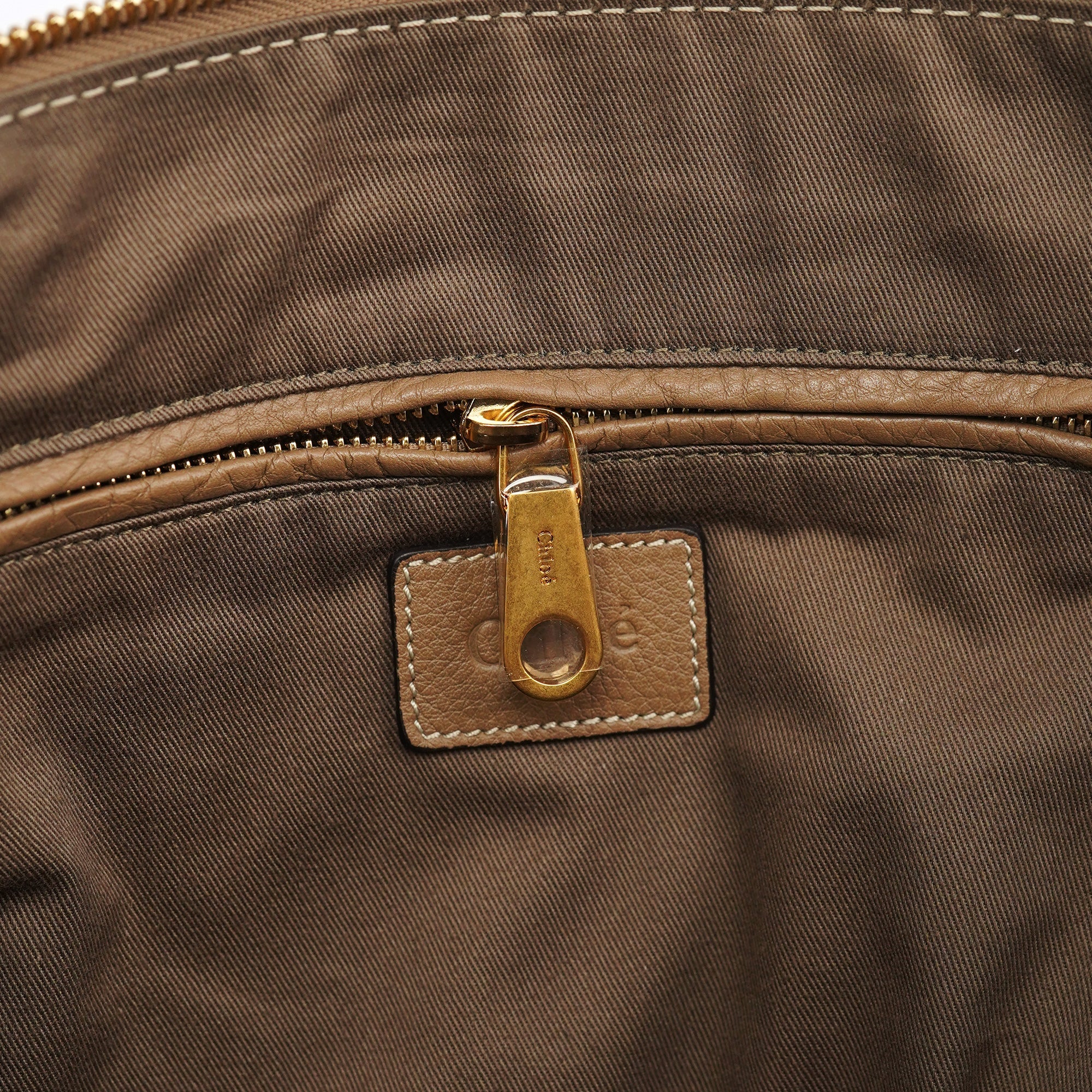 Light Brown Leather Large Marcie Shoulder Bag