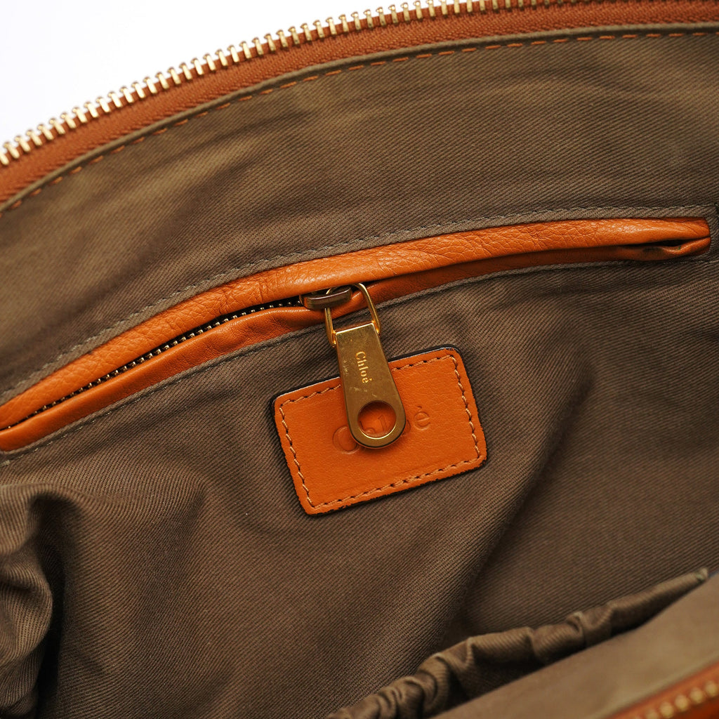 Light Brown Leather Marcie 2-Way Bag