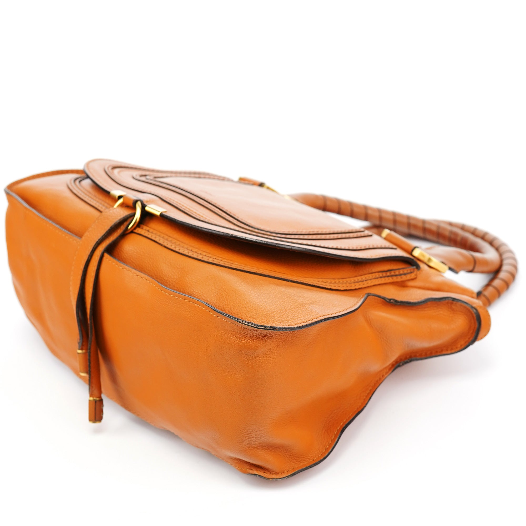 Light Brown Leather Marcie 2-Way Bag