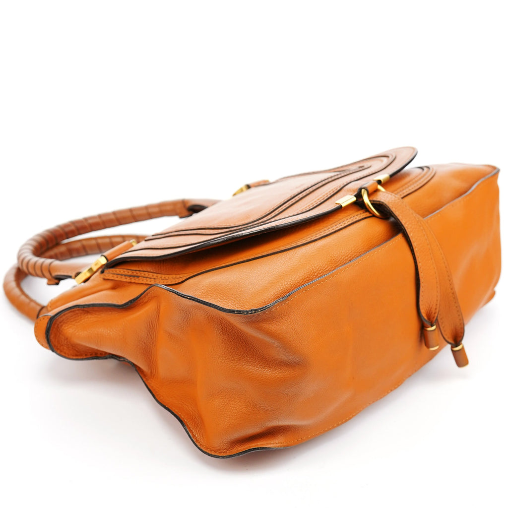 Light Brown Leather Marcie 2-Way Bag