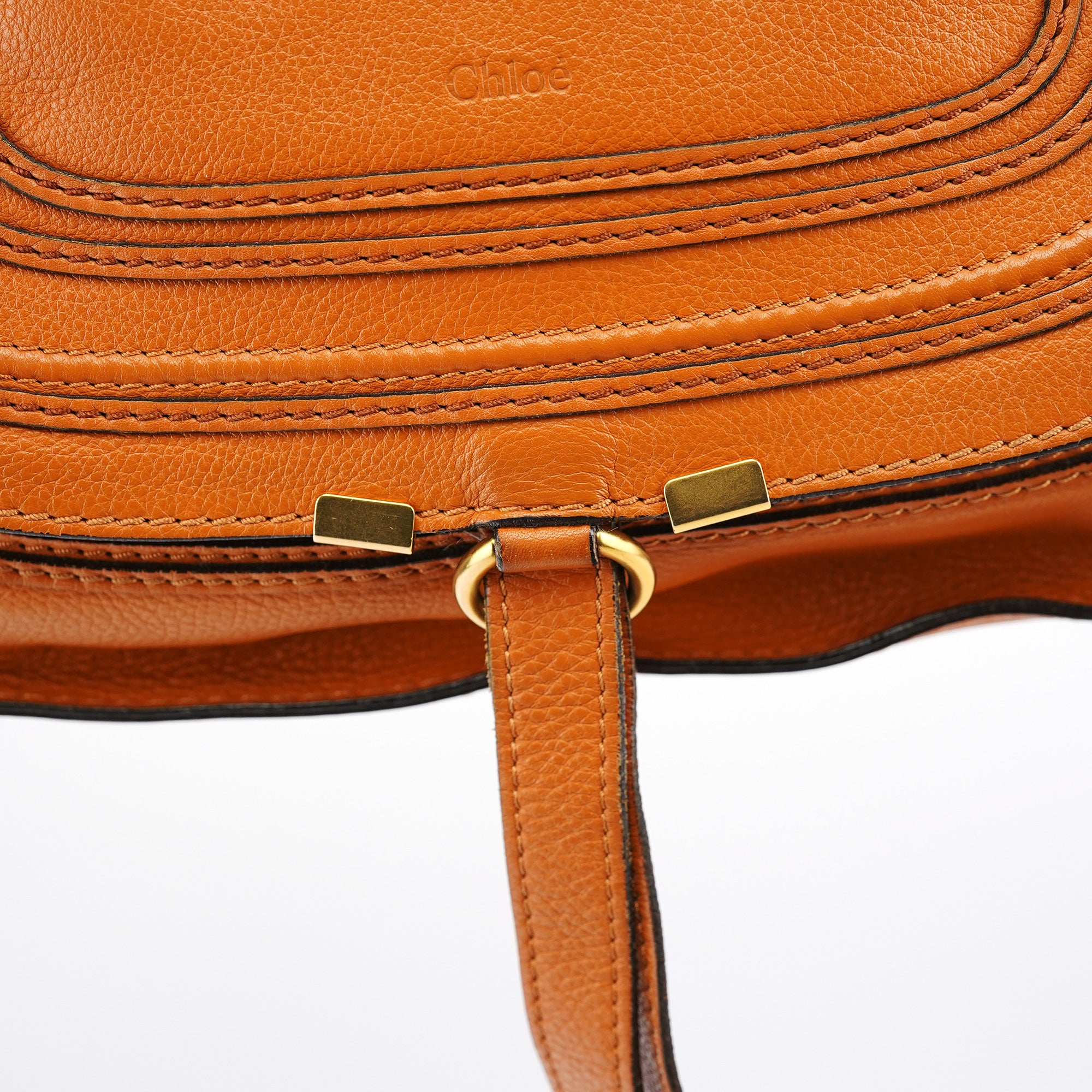 Light Brown Leather Marcie 2-Way Bag