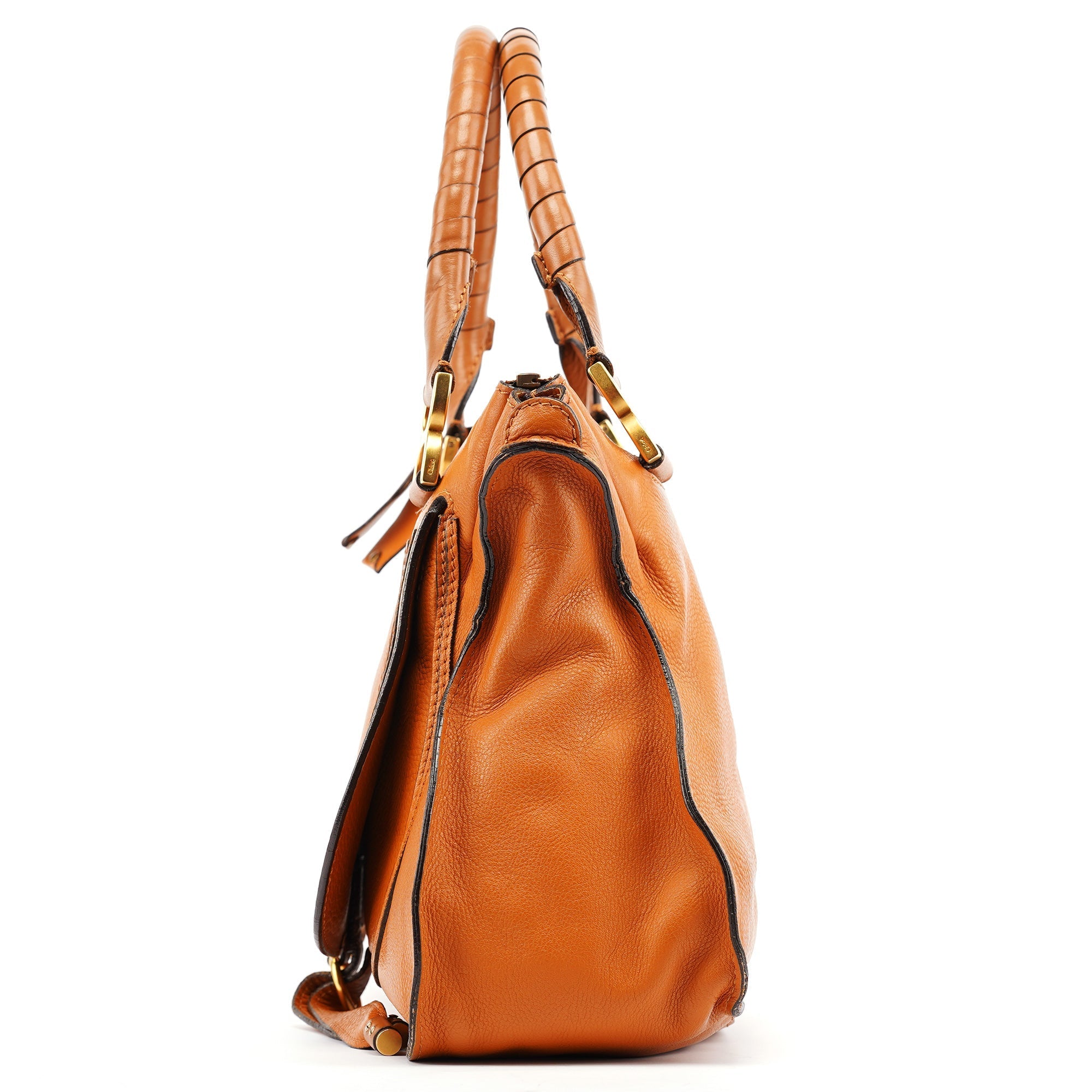 Light Brown Leather Marcie 2-Way Bag