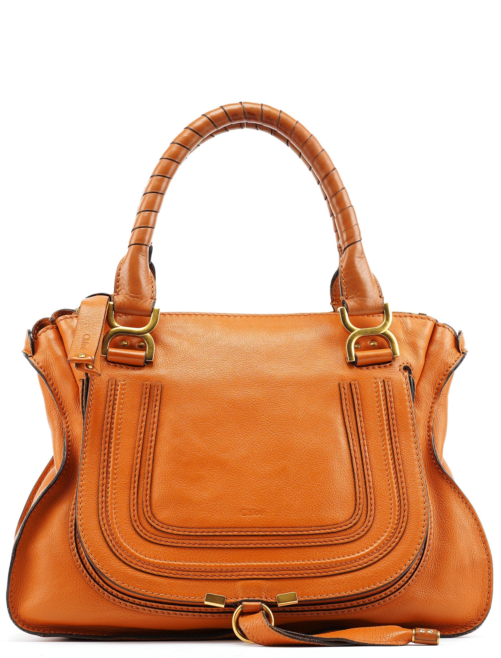 Light Brown Leather Marcie 2-Way Bag