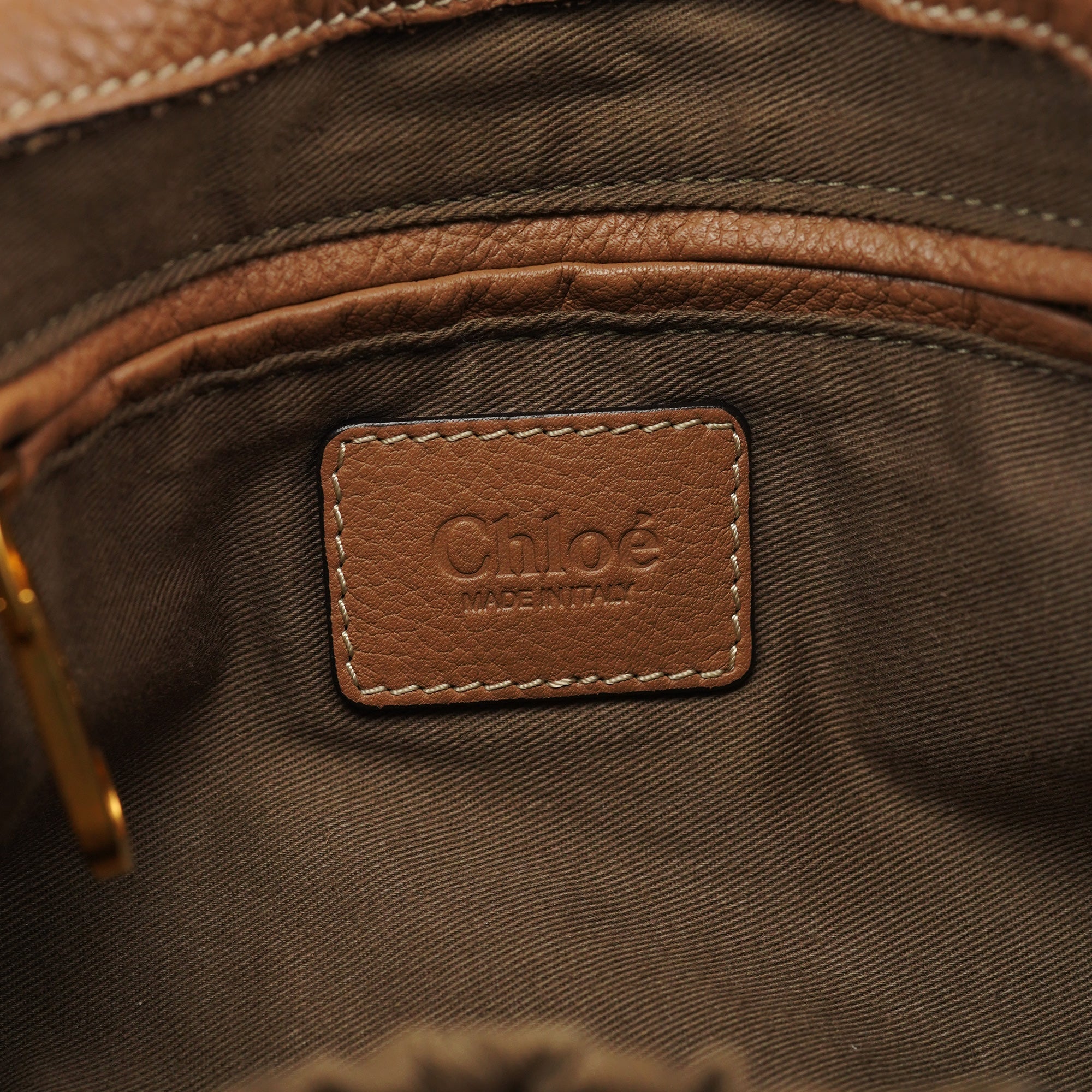 Light Brown Leather Marcie 2-Way Bag