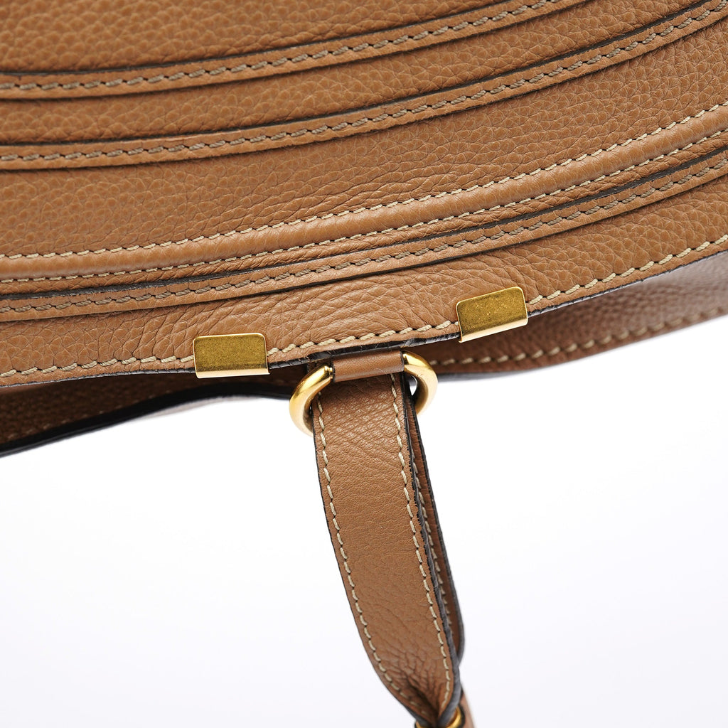 Light Brown Leather Marcie 2-Way Bag