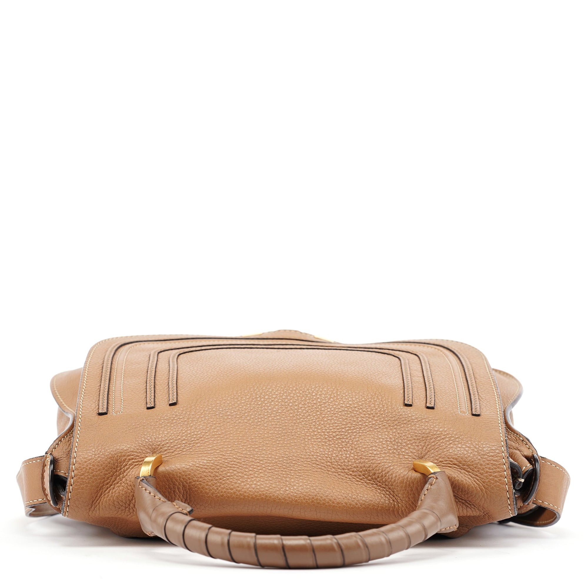 Light Brown Leather Marcie 2-Way Bag