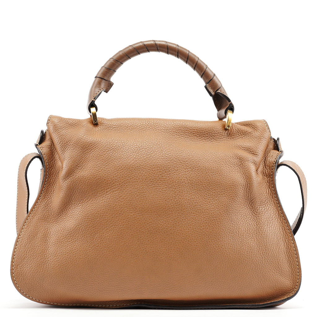 Light Brown Leather Marcie 2-Way Bag