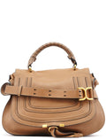 Light Brown Leather Marcie 2-Way Bag