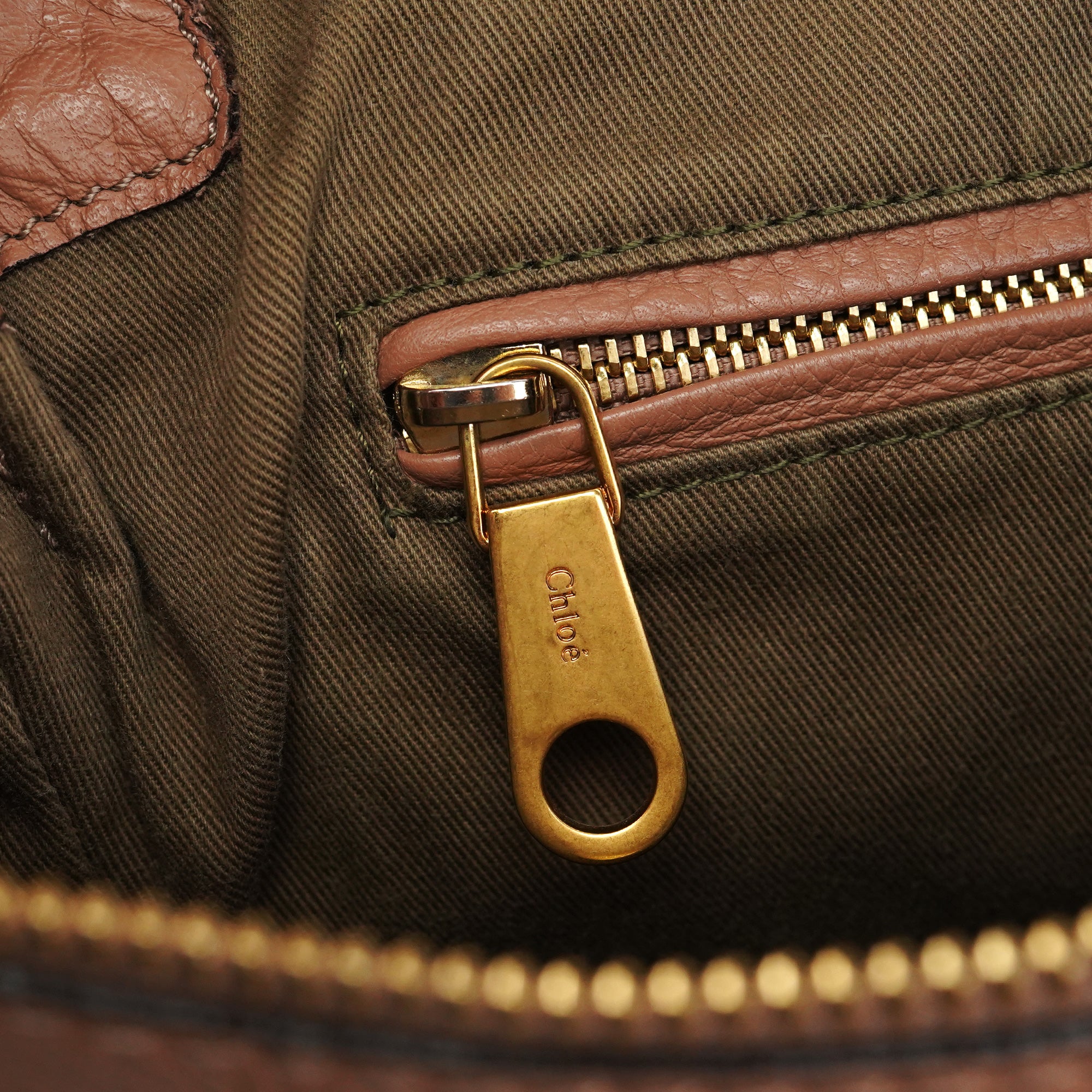 Light Brown Leather Marcie 2-Way Bag