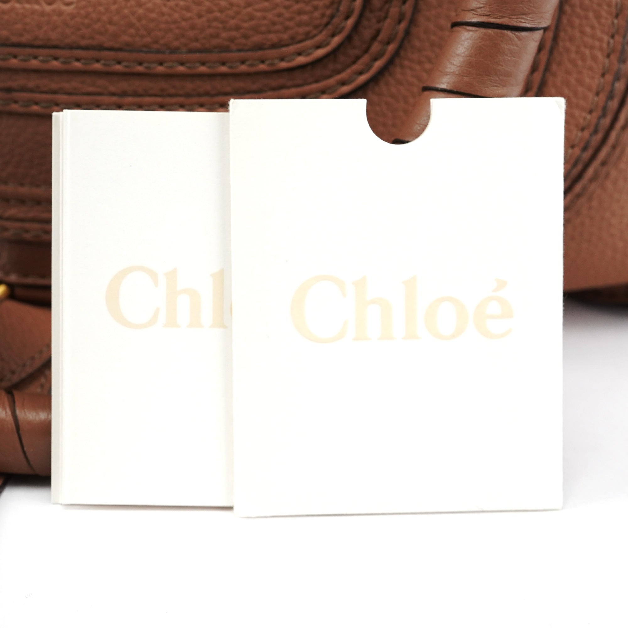Light Brown Leather Marcie 2-Way Bag