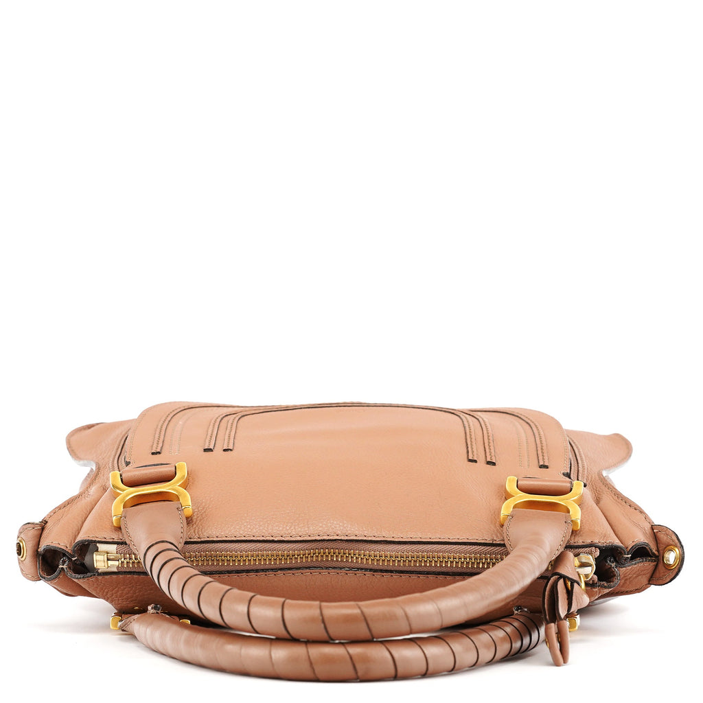 Light Brown Leather Marcie 2-Way Bag