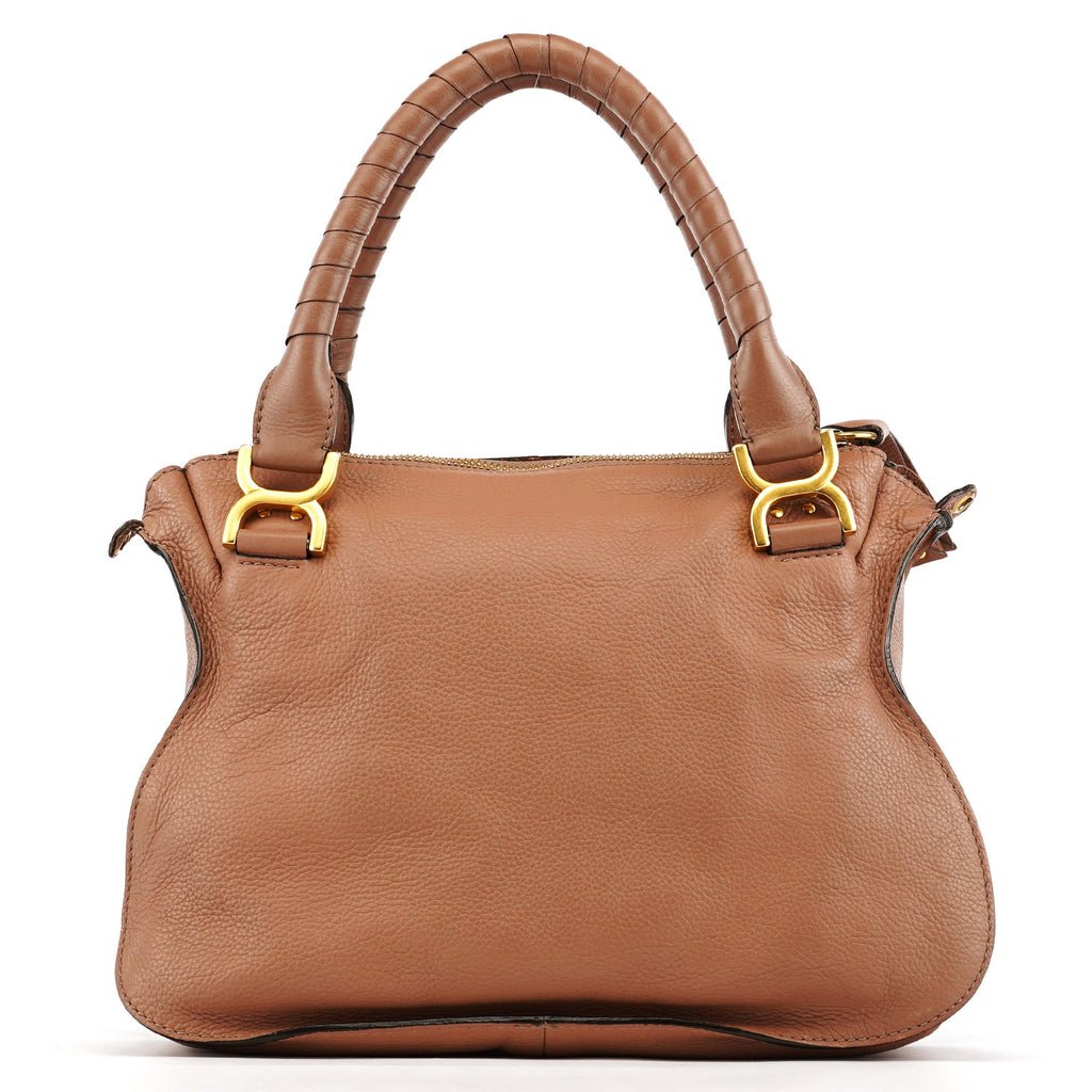 Light Brown Leather Marcie 2-Way Bag