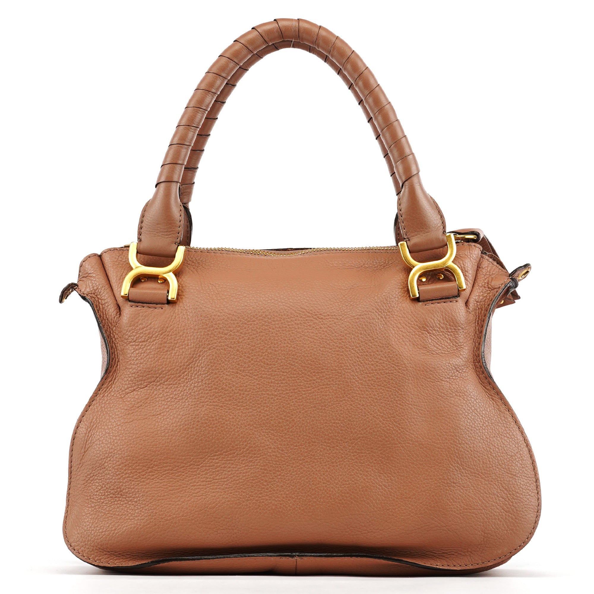 Light Brown Leather Marcie 2-Way Bag