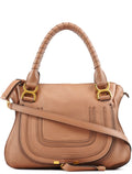 Light Brown Leather Marcie 2-Way Bag