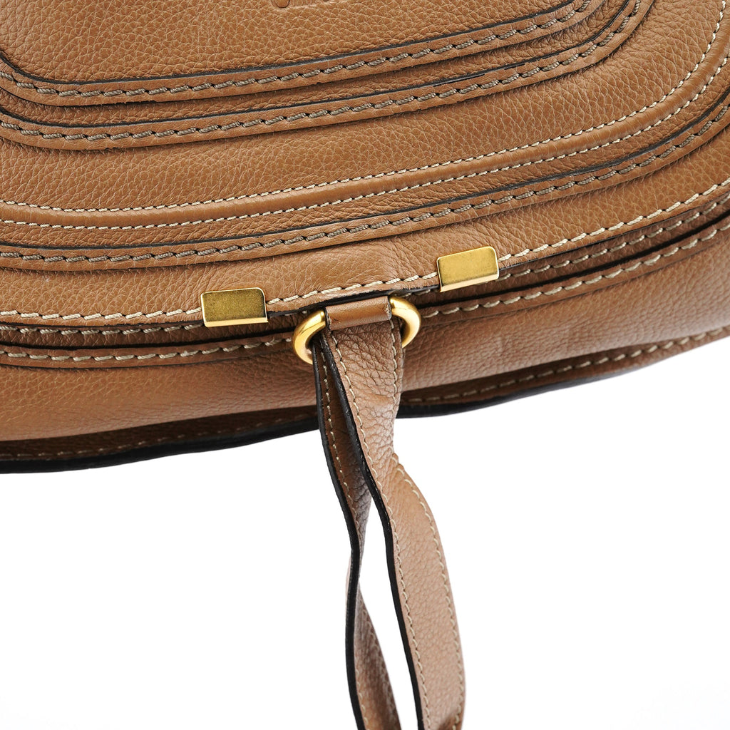 Light Brown Leather Marcie 2-Way Bag