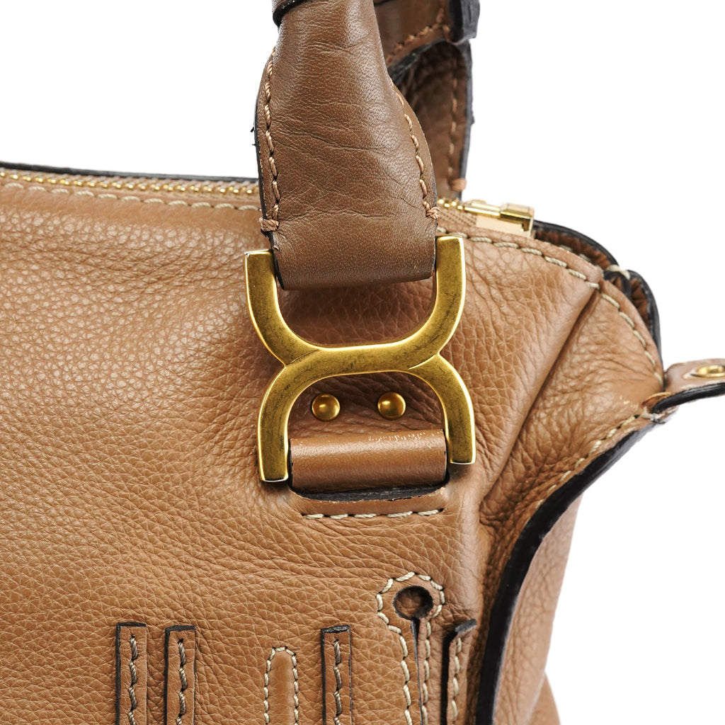 Light Brown Leather Marcie 2-Way Bag