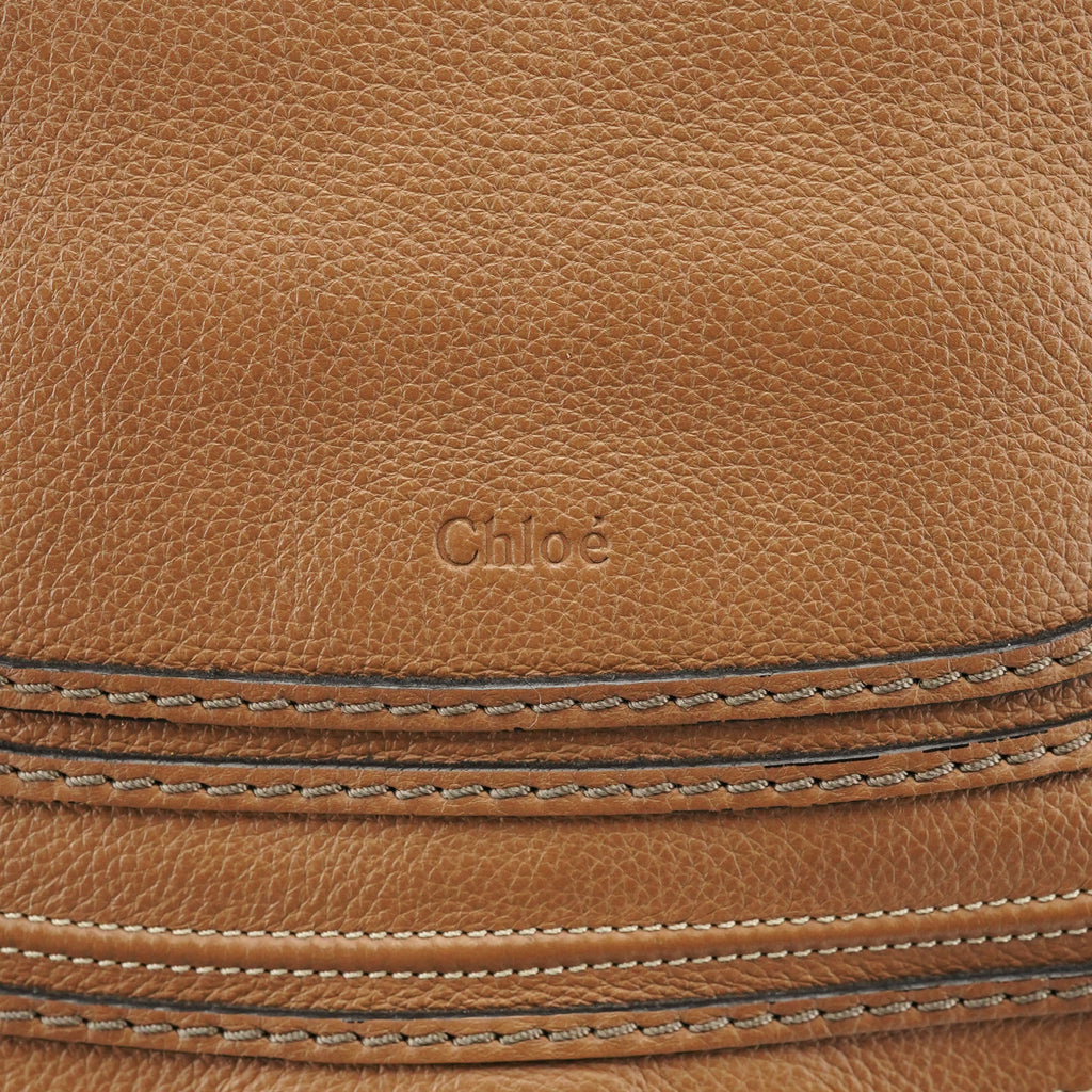 Light Brown Leather Marcie 2-Way Bag
