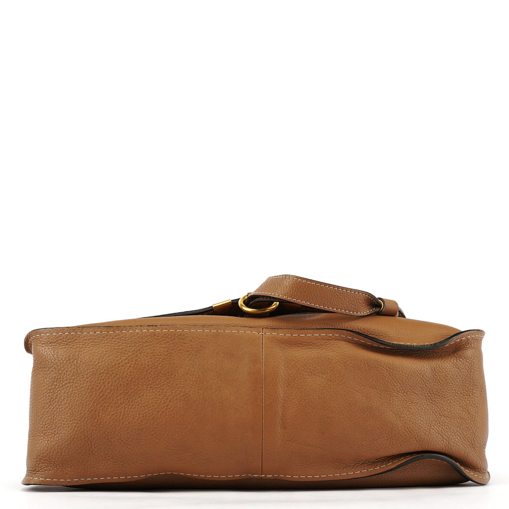 Light Brown Leather Marcie 2-Way Bag