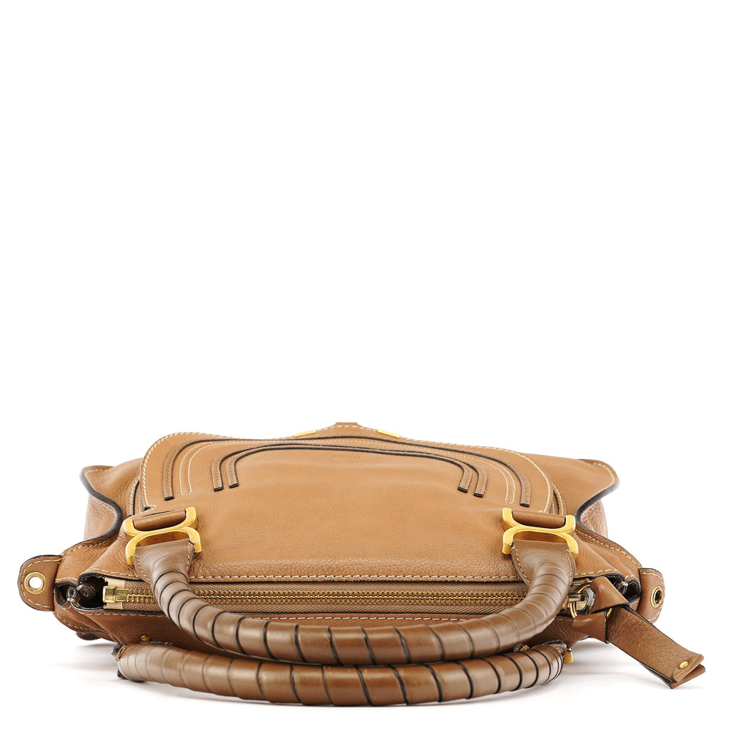 Light Brown Leather Marcie 2-Way Bag