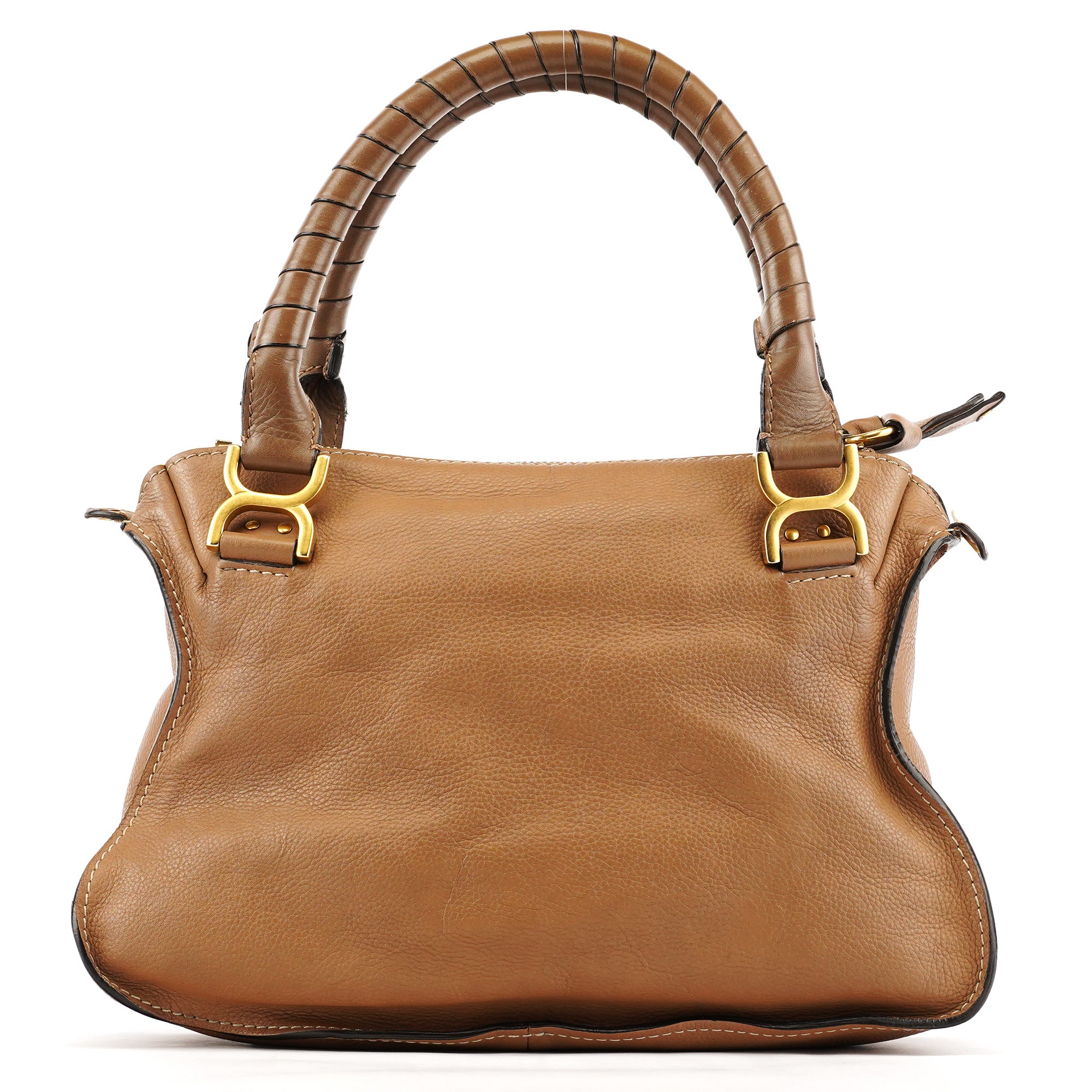 Light Brown Leather Marcie 2-Way Bag