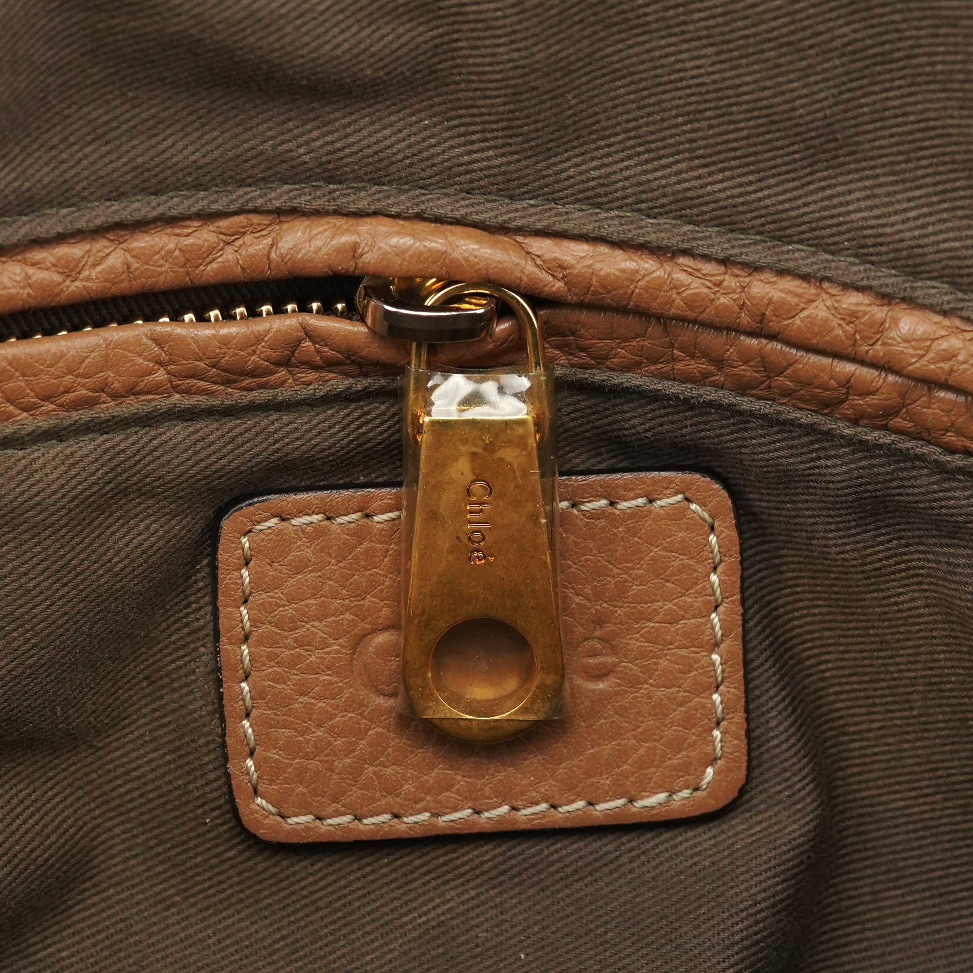 Light Brown Leather Marcie 2-Way Bag
