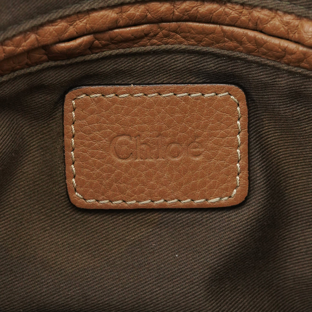 Light Brown Leather Marcie 2-Way Bag