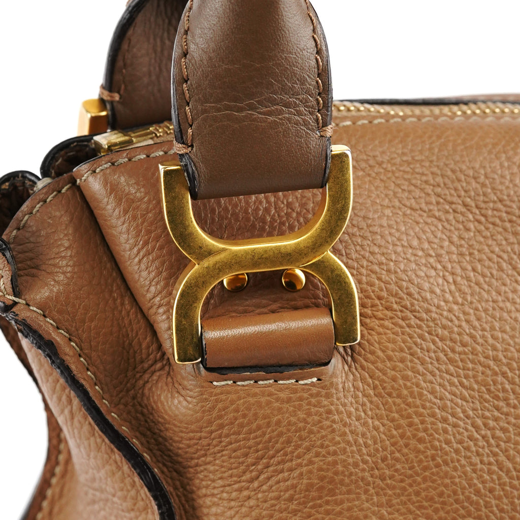 Light Brown Leather Marcie 2-Way Bag