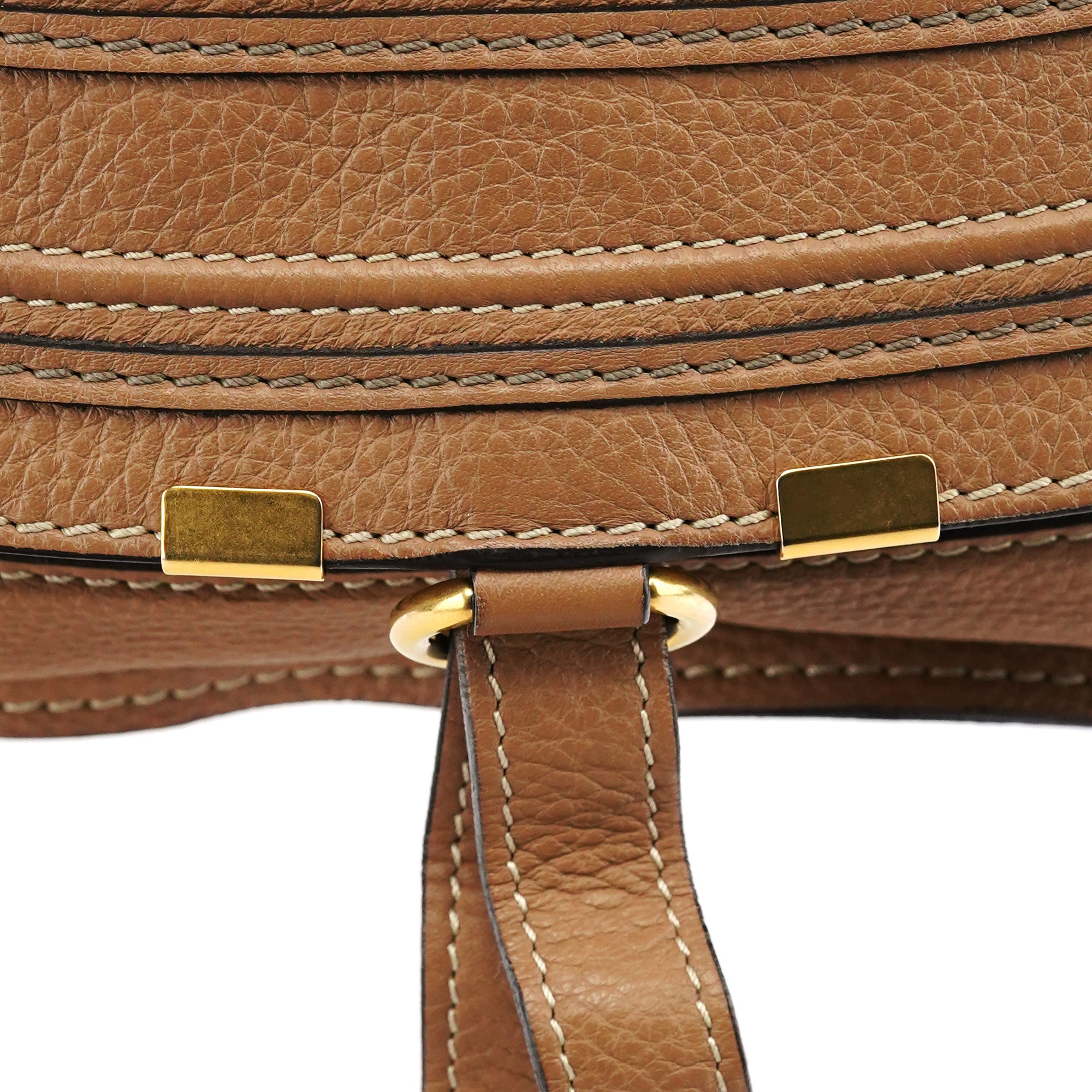 Light Brown Leather Marcie 2-Way Bag