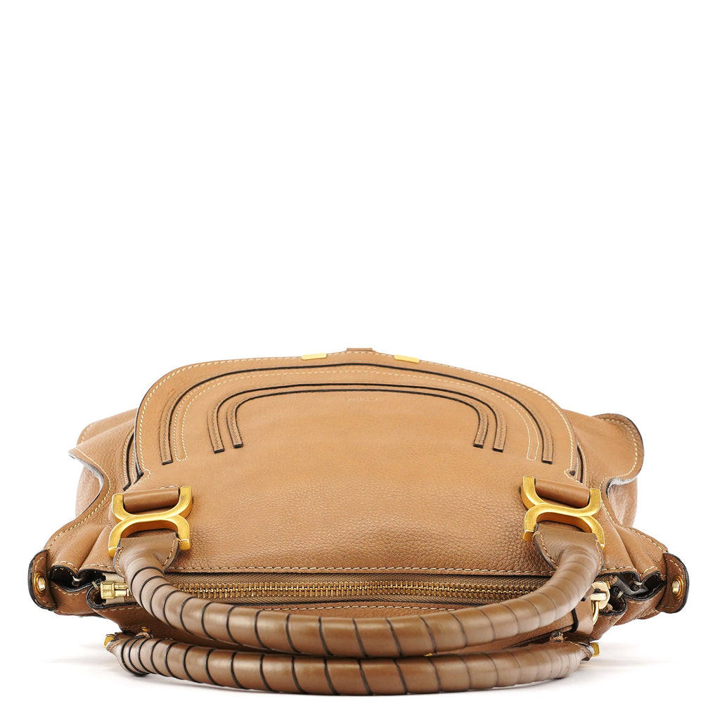 Light Brown Leather Marcie 2-Way Bag