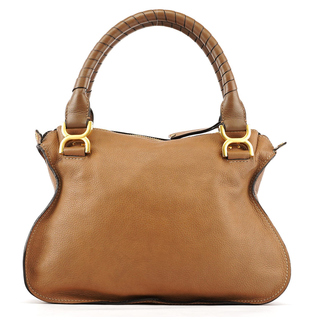 Light Brown Leather Marcie 2-Way Bag