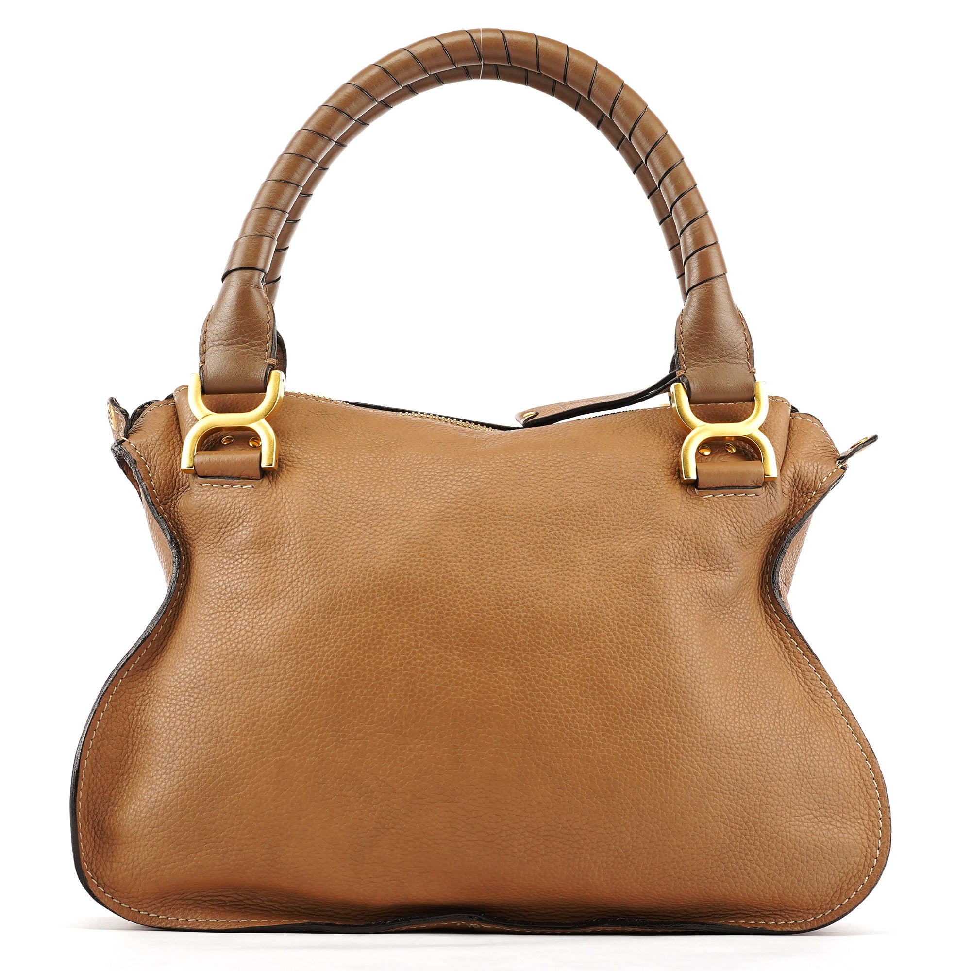 Light Brown Leather Marcie 2-Way Bag