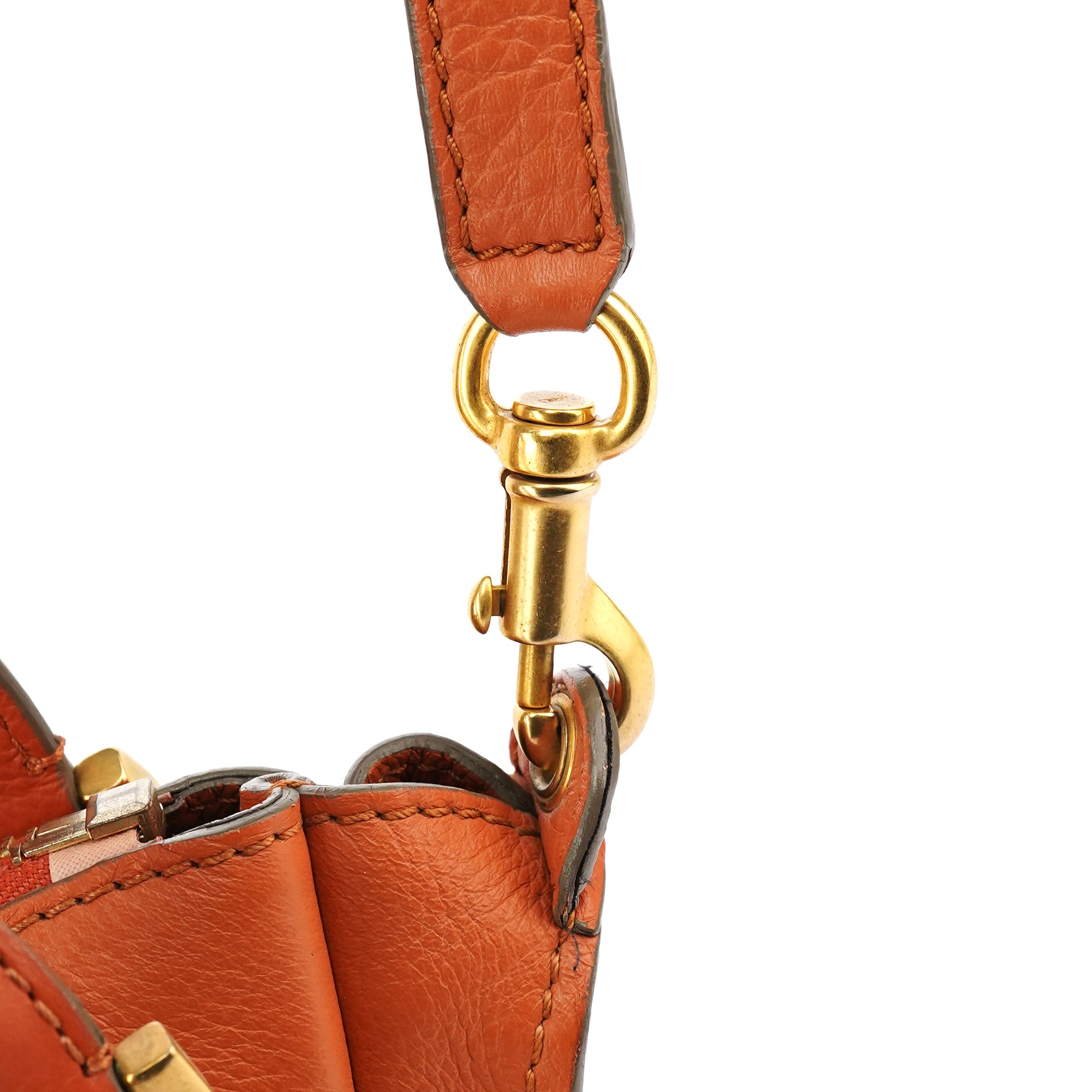 Light Brown Leather Marcie 2-Way Bag
