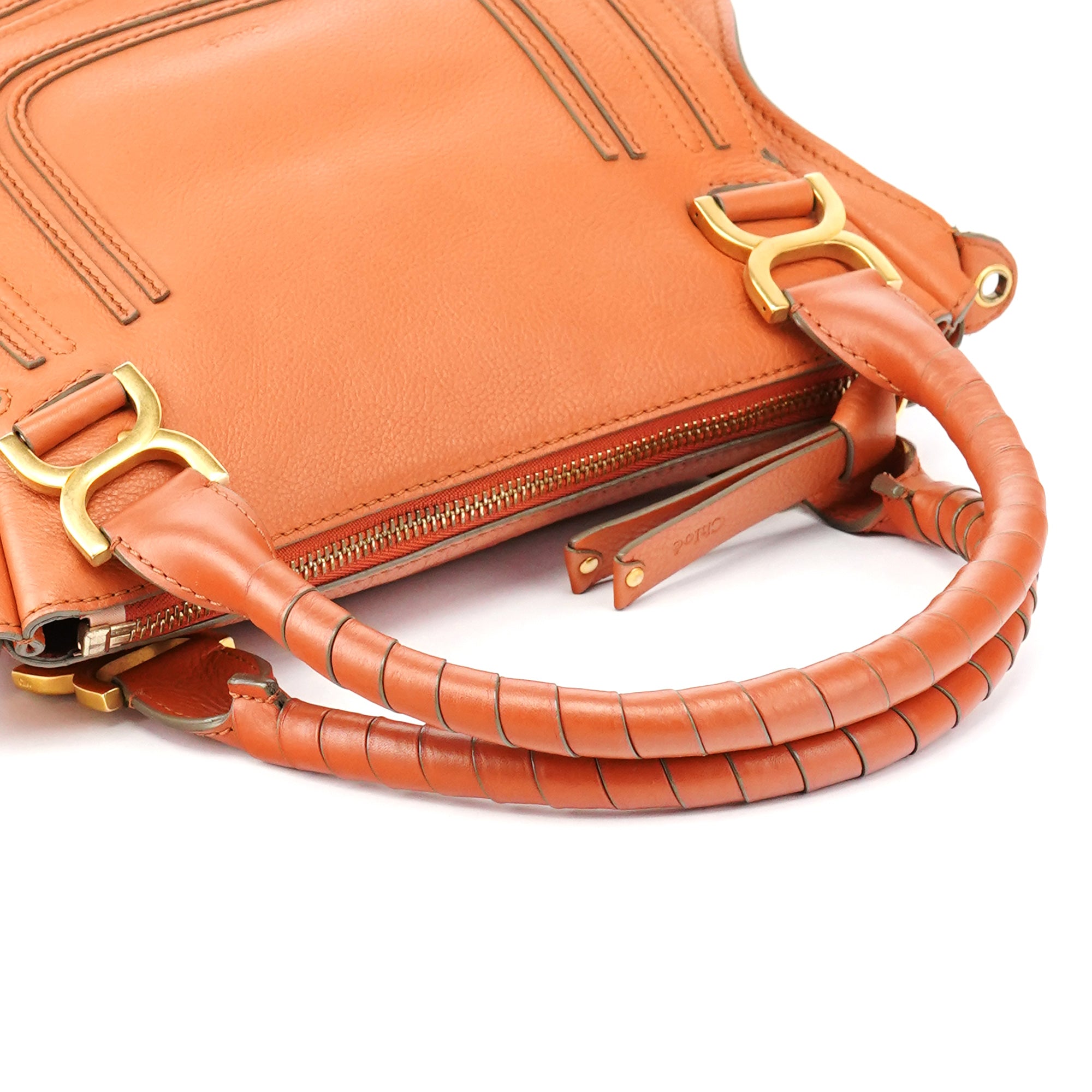 Light Brown Leather Marcie 2-Way Bag