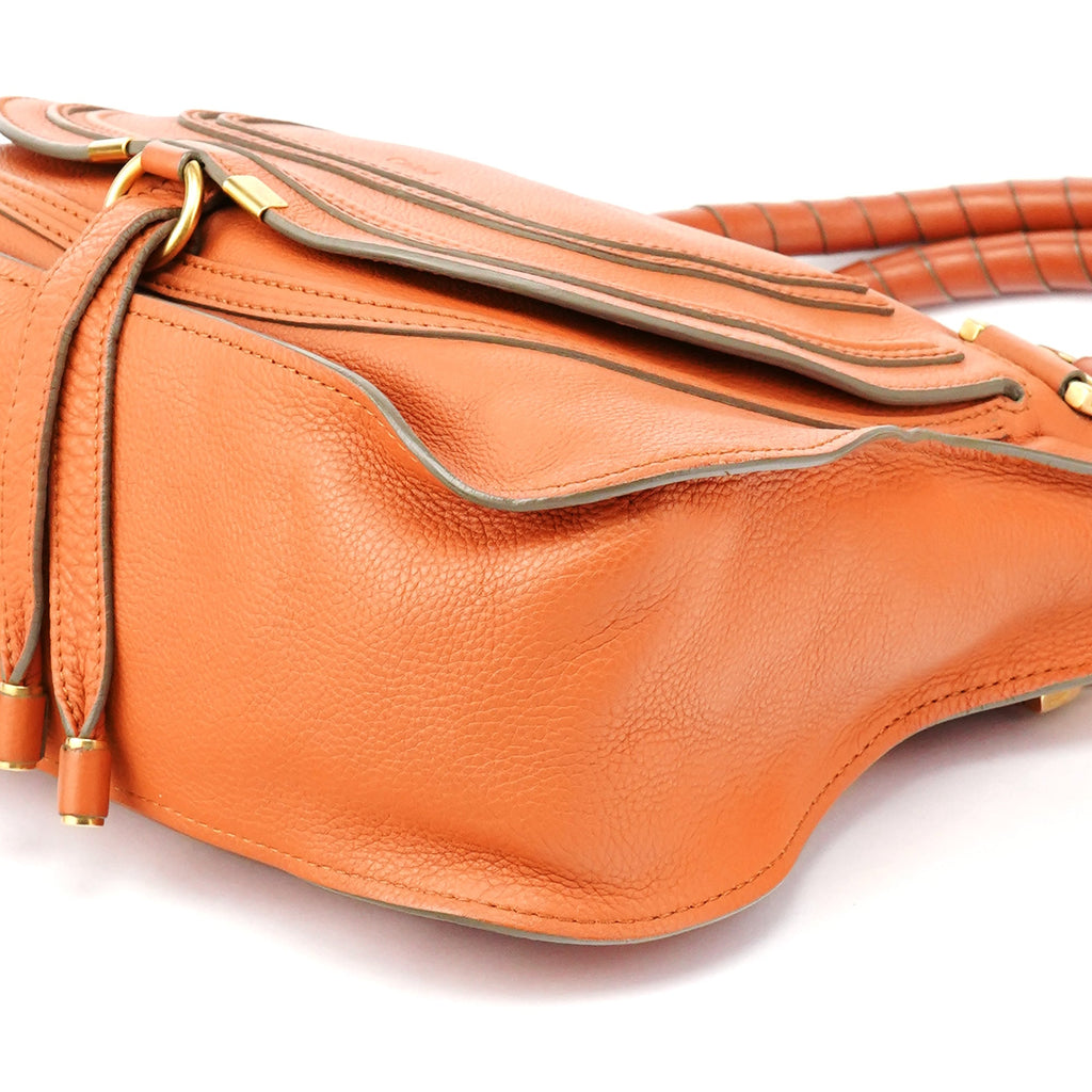 Light Brown Leather Marcie 2-Way Bag
