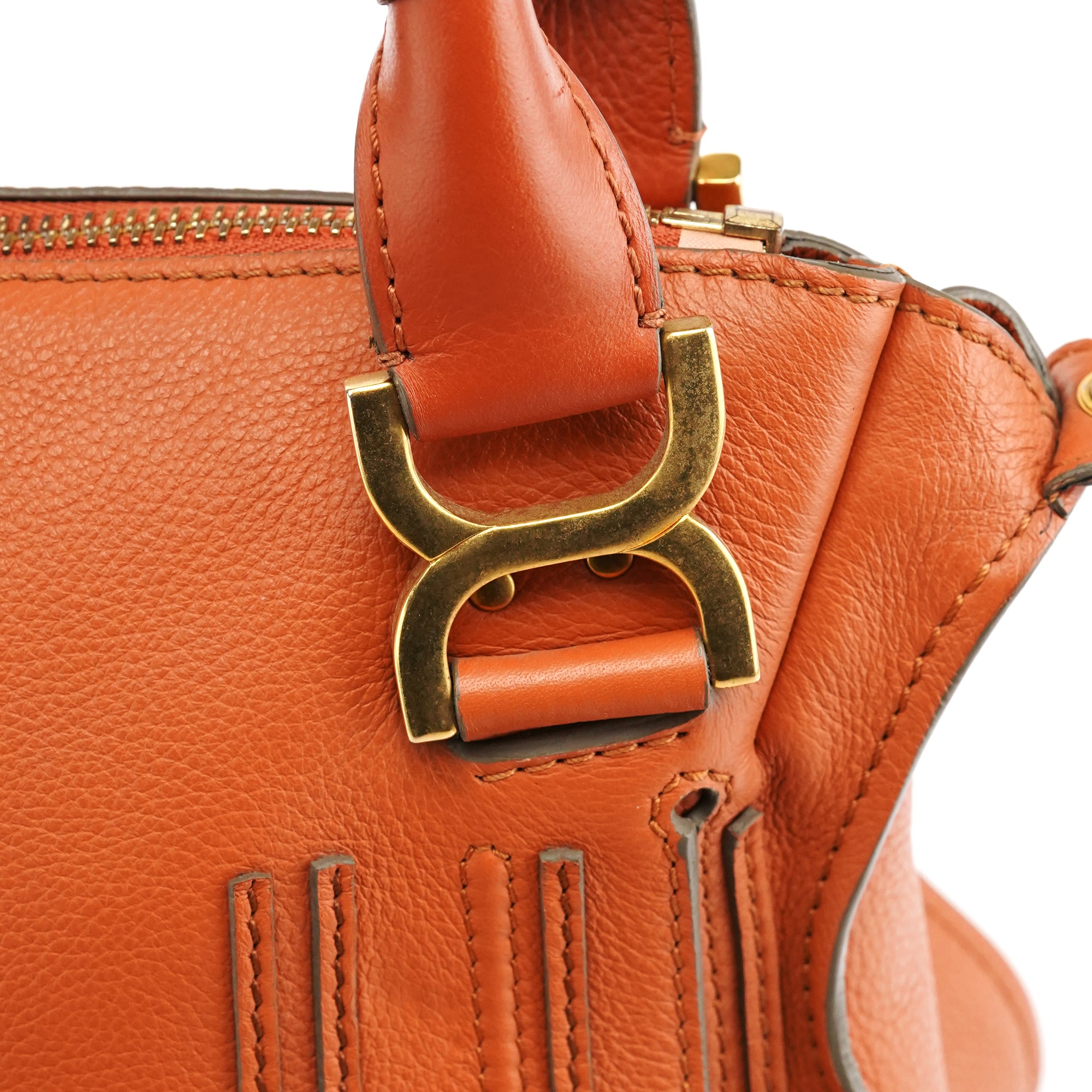 Light Brown Leather Marcie 2-Way Bag