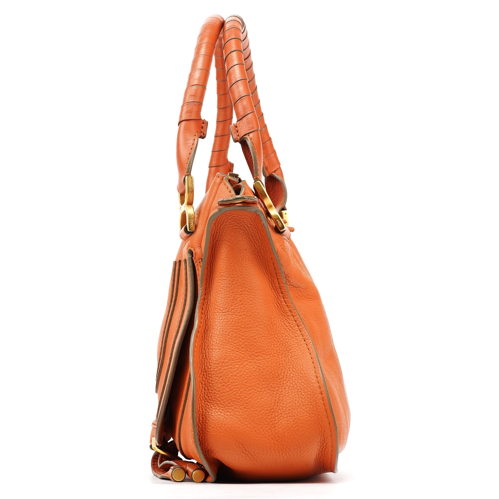 Light Brown Leather Marcie 2-Way Bag
