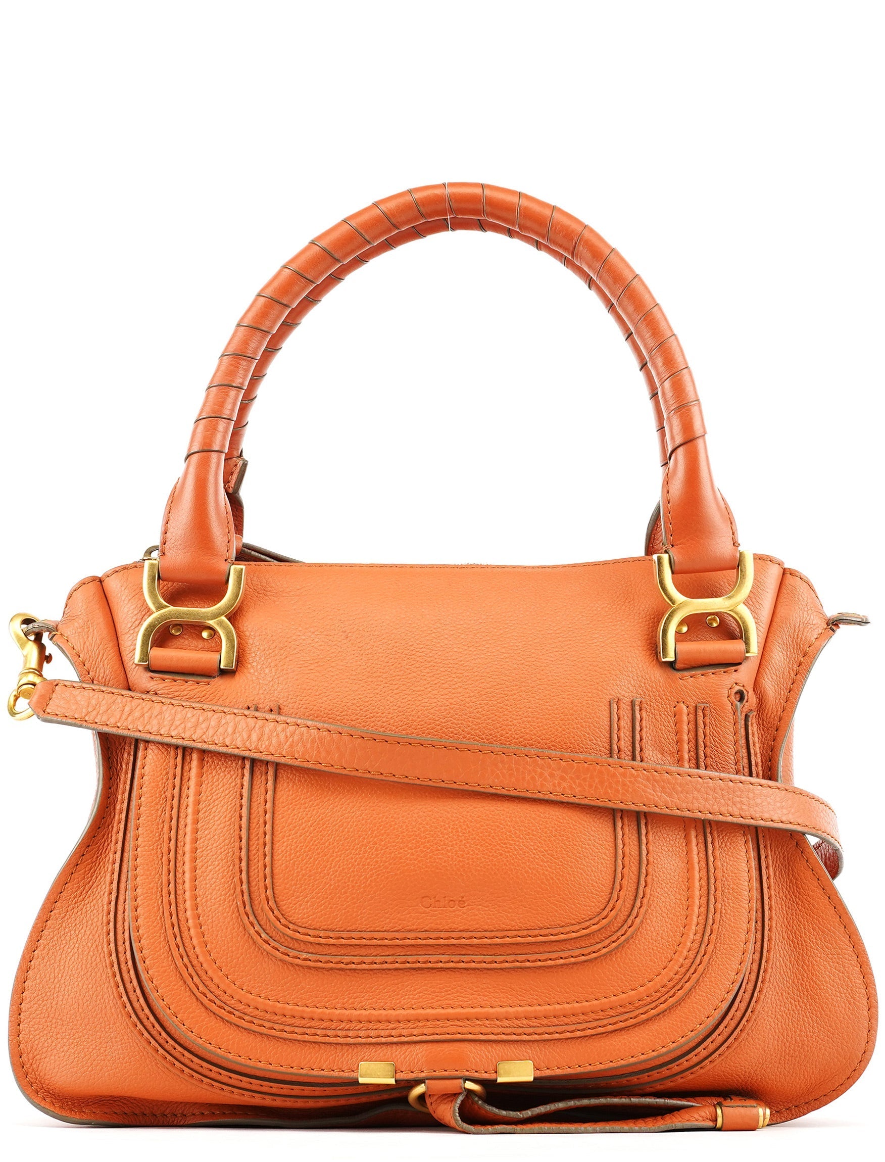 Light Brown Leather Marcie 2-Way Bag