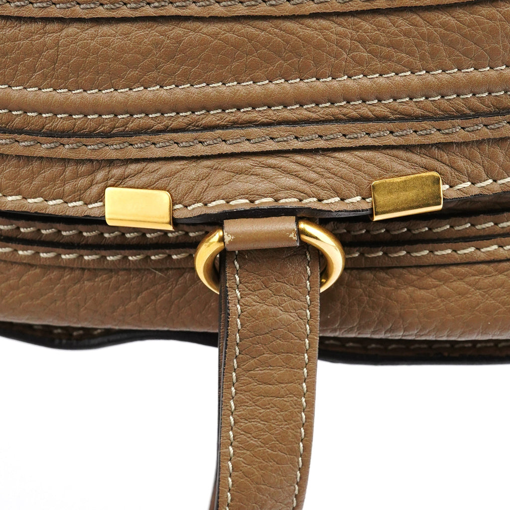 Light Brown Leather Marcie 2-Way Bag