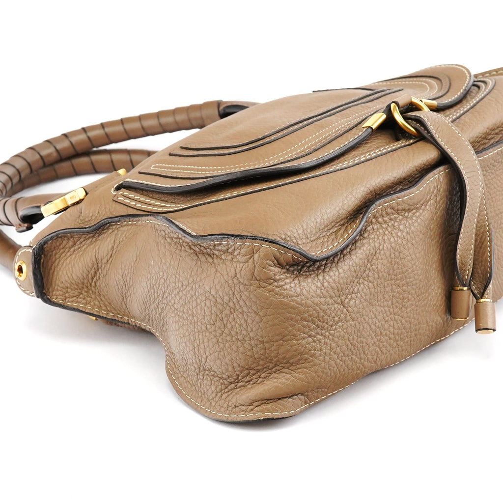 Light Brown Leather Marcie 2-Way Bag