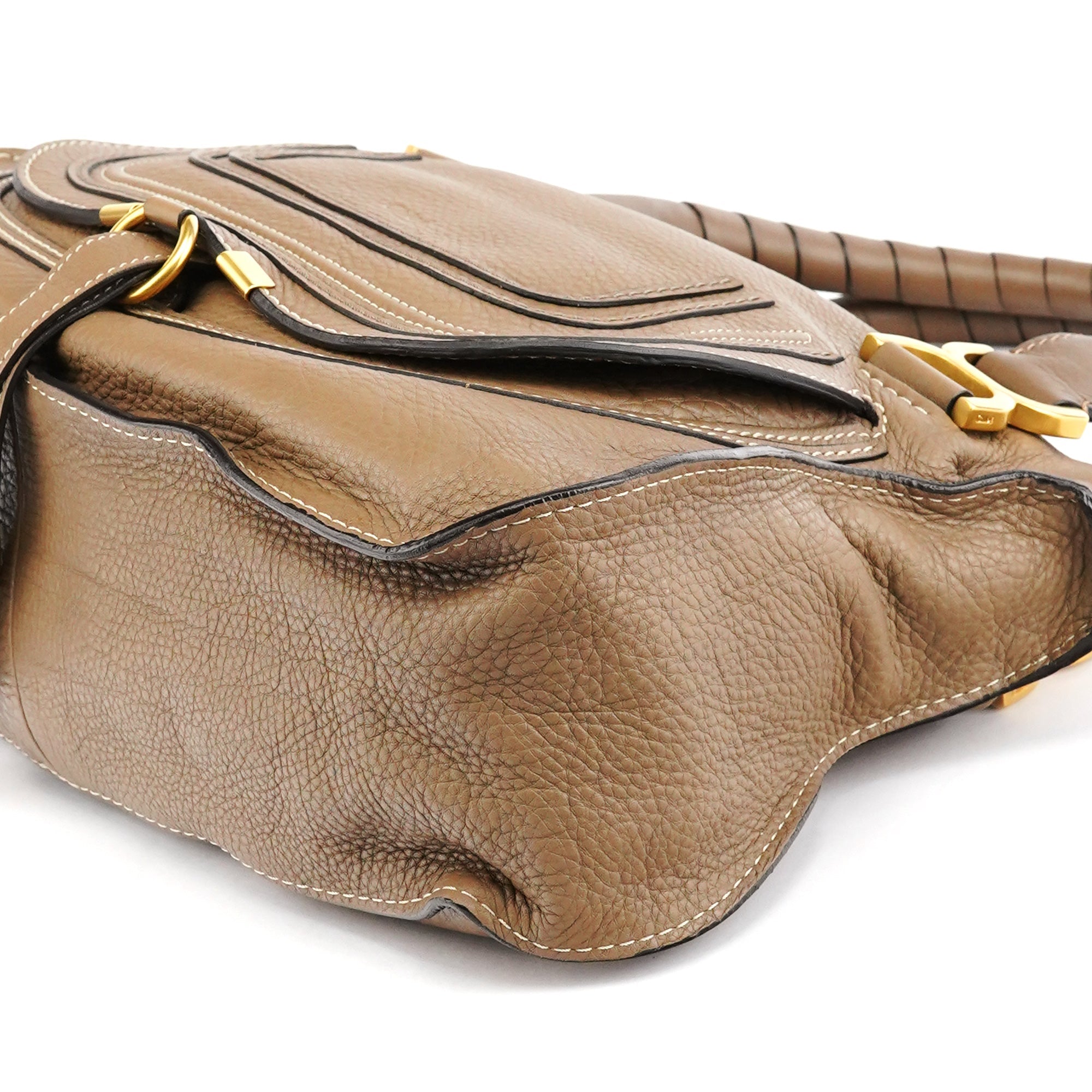 Light Brown Leather Marcie 2-Way Bag
